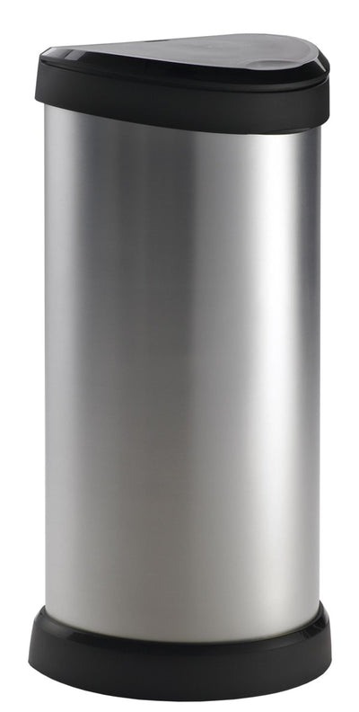 Curver Curver Pedal Bin Deco Ovaal 40 l Silberfarbe