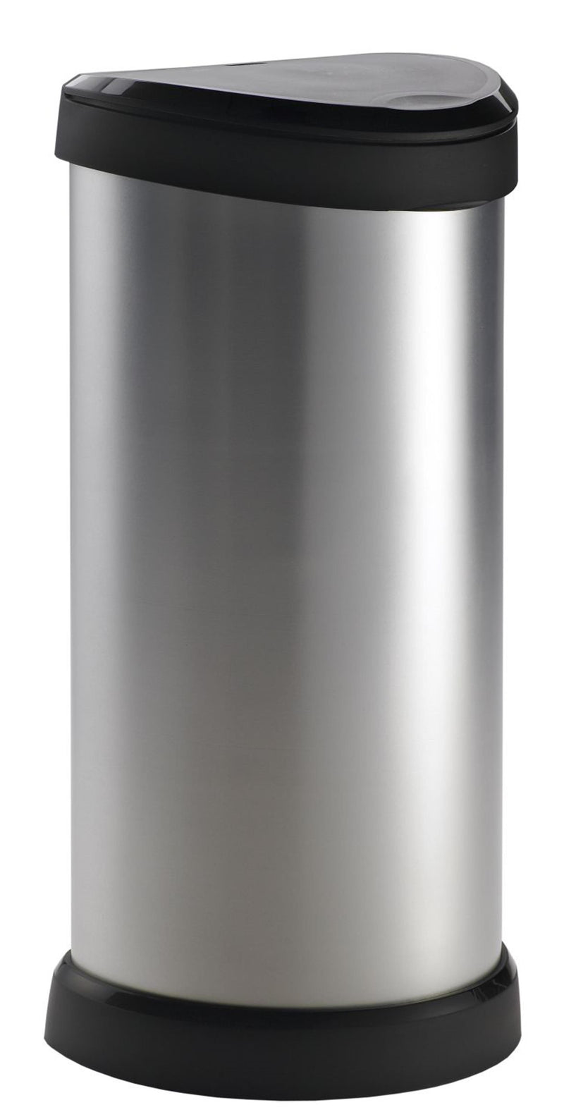 Curver Curver Pedal Bin Deco Ovaal 40 l Silberfarbe