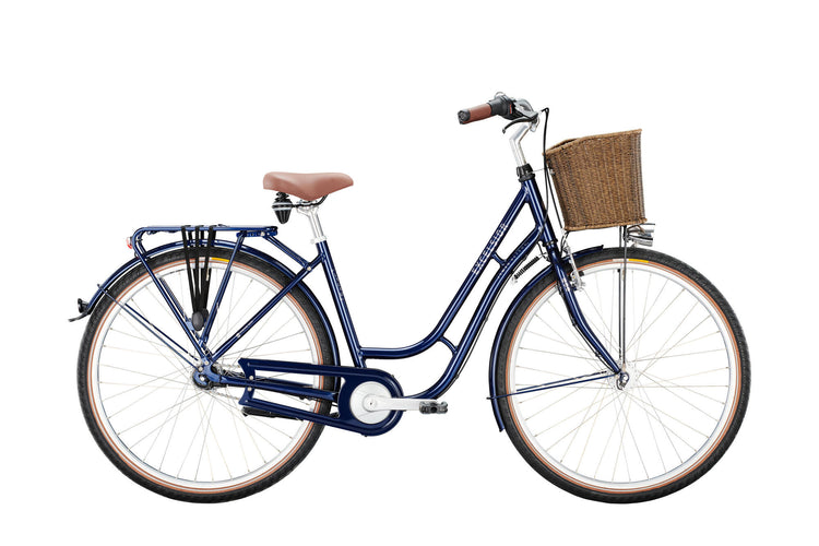 Excelsior Stadsfiets Swan-Retro Alu FW (#1) Fahrrad Excels.Swan-Retro FW Alu 28 53 7sp Dunkelblau