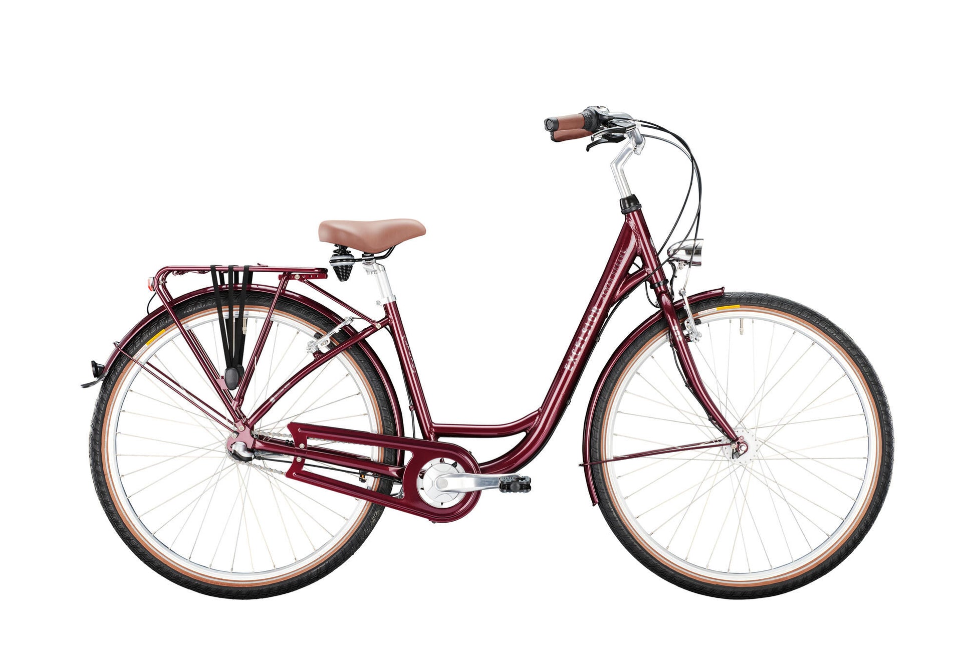 Excelsior Stadsfiets Swan-Urban (#1) Fahrrad Excels. Swan-Urban 28 45 3sp CB Aubergine