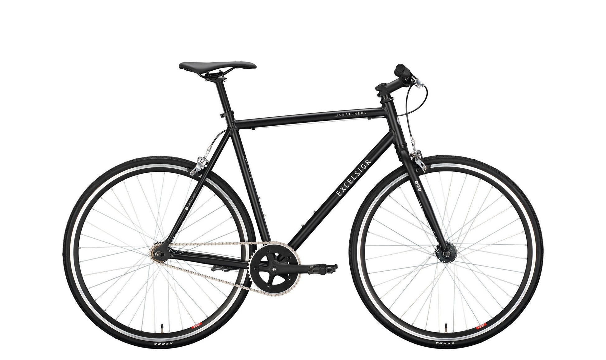 Excelsior SingleSpeed ​​Snatcher (#1) Fahrrad Excels. SNATCHER 28 53 DIAM.1SP Black Matt