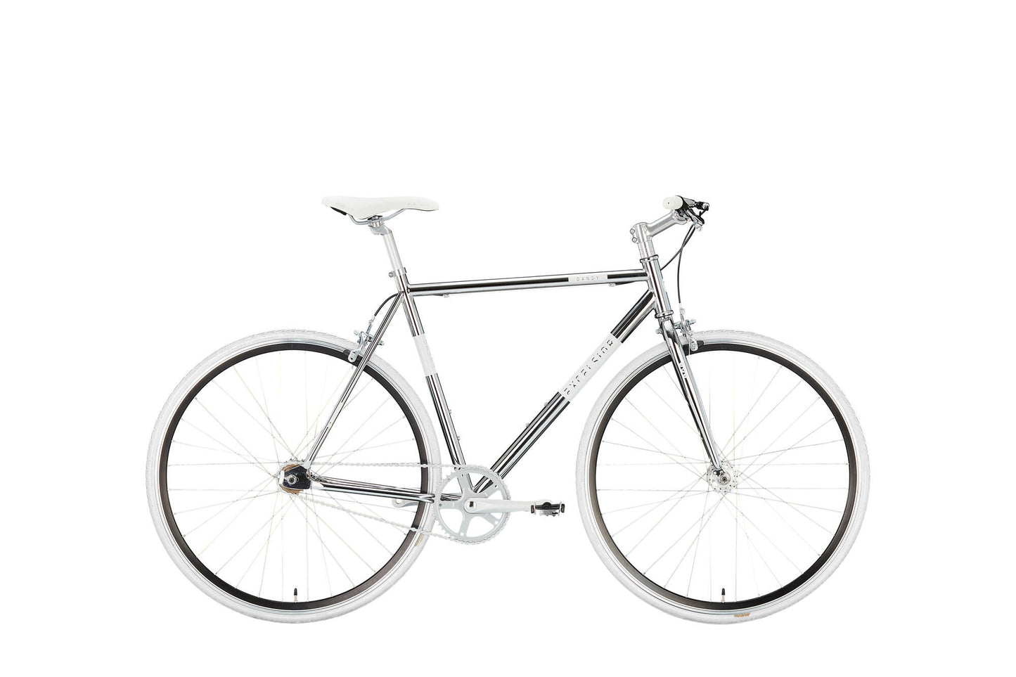Excelsior Singlespeed Dandy (#1) Fahrrad Excels. Dandy 28 59 Durchmesser. 1SP Chrom