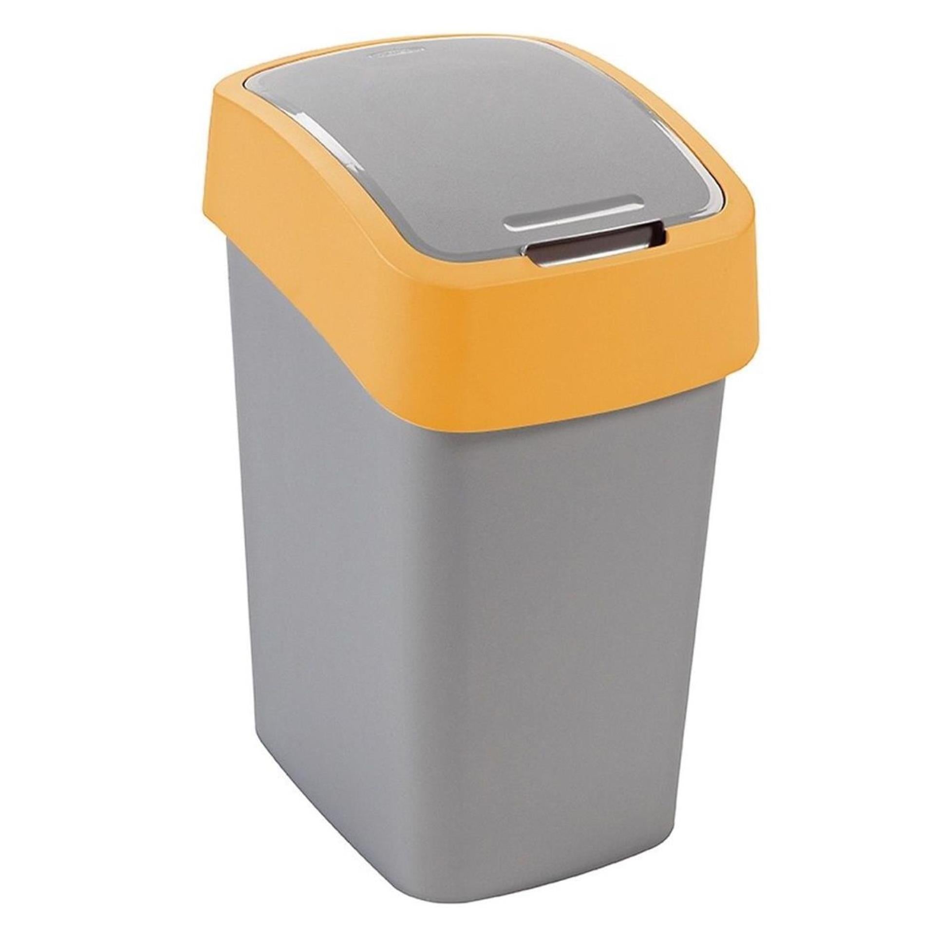 Curver Pacific Flip Bin 45l silbergelb