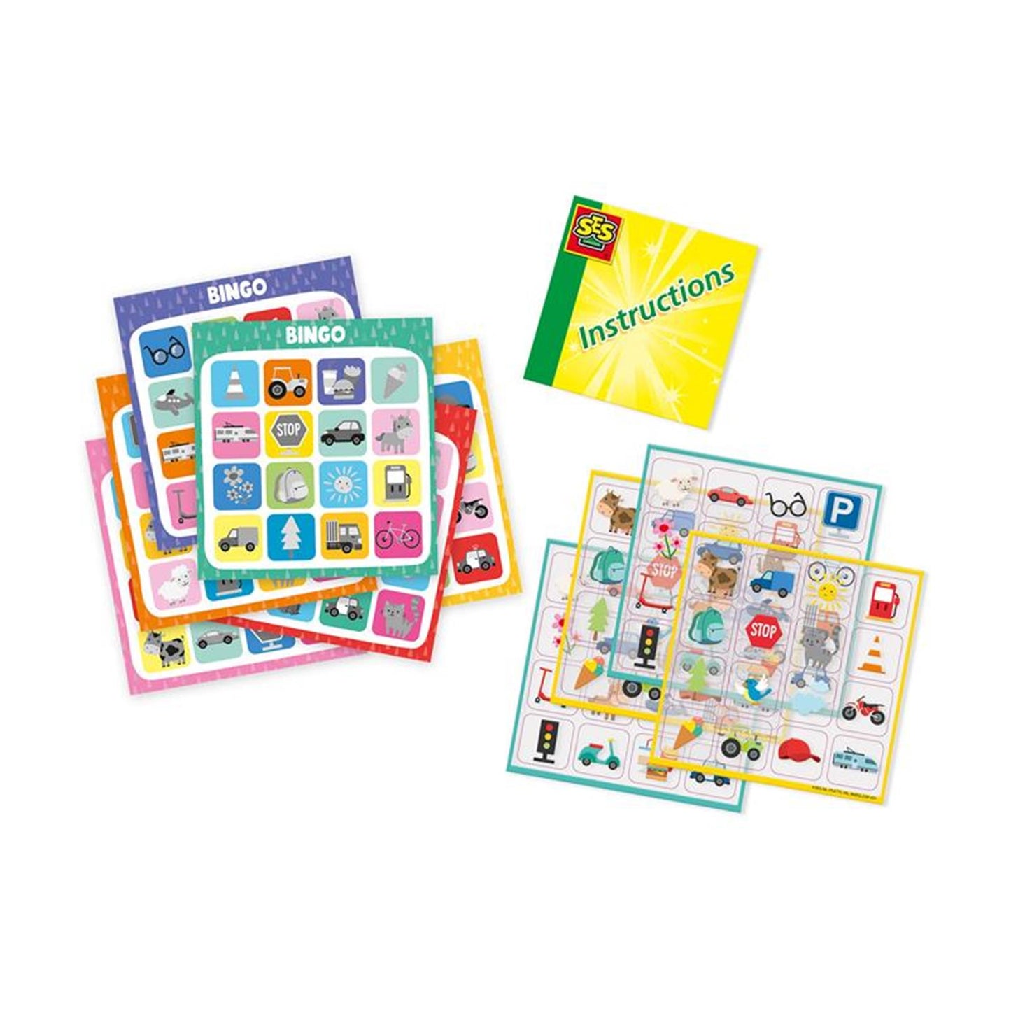 SES Travel Game Fenster Aufkleber Bingo