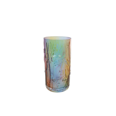 Cozydecor Vase Regenbogenglas Durchmesser 8,5 x 17 cm