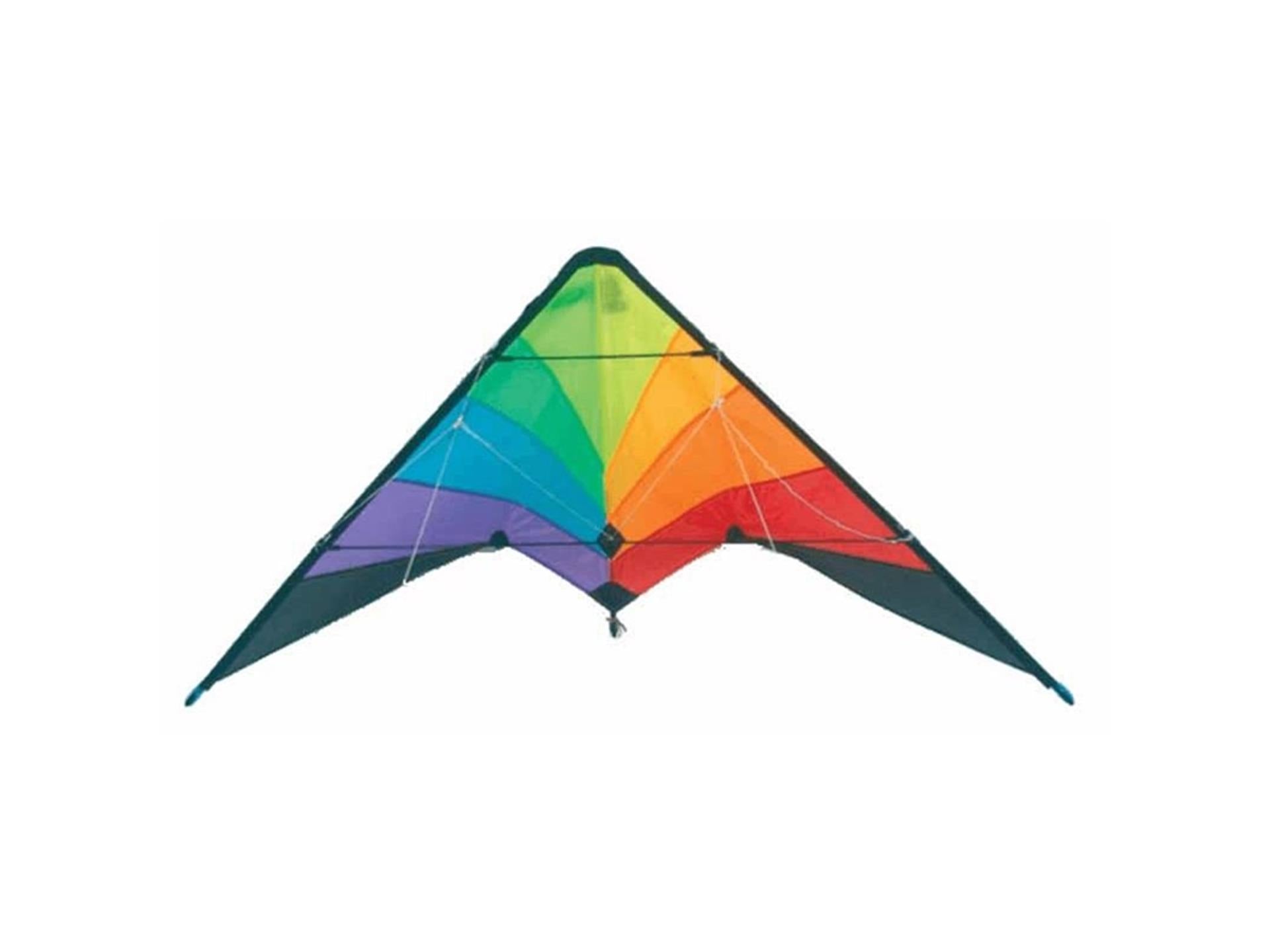 Gerkimex Lenkdrachen Regenbogen 130x60cm