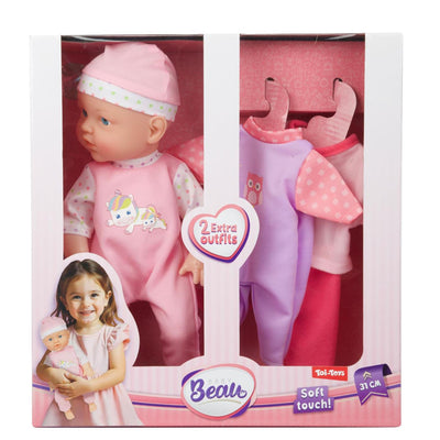 Toi-toys Beau Babypuppe zum Anziehen, 31 cm