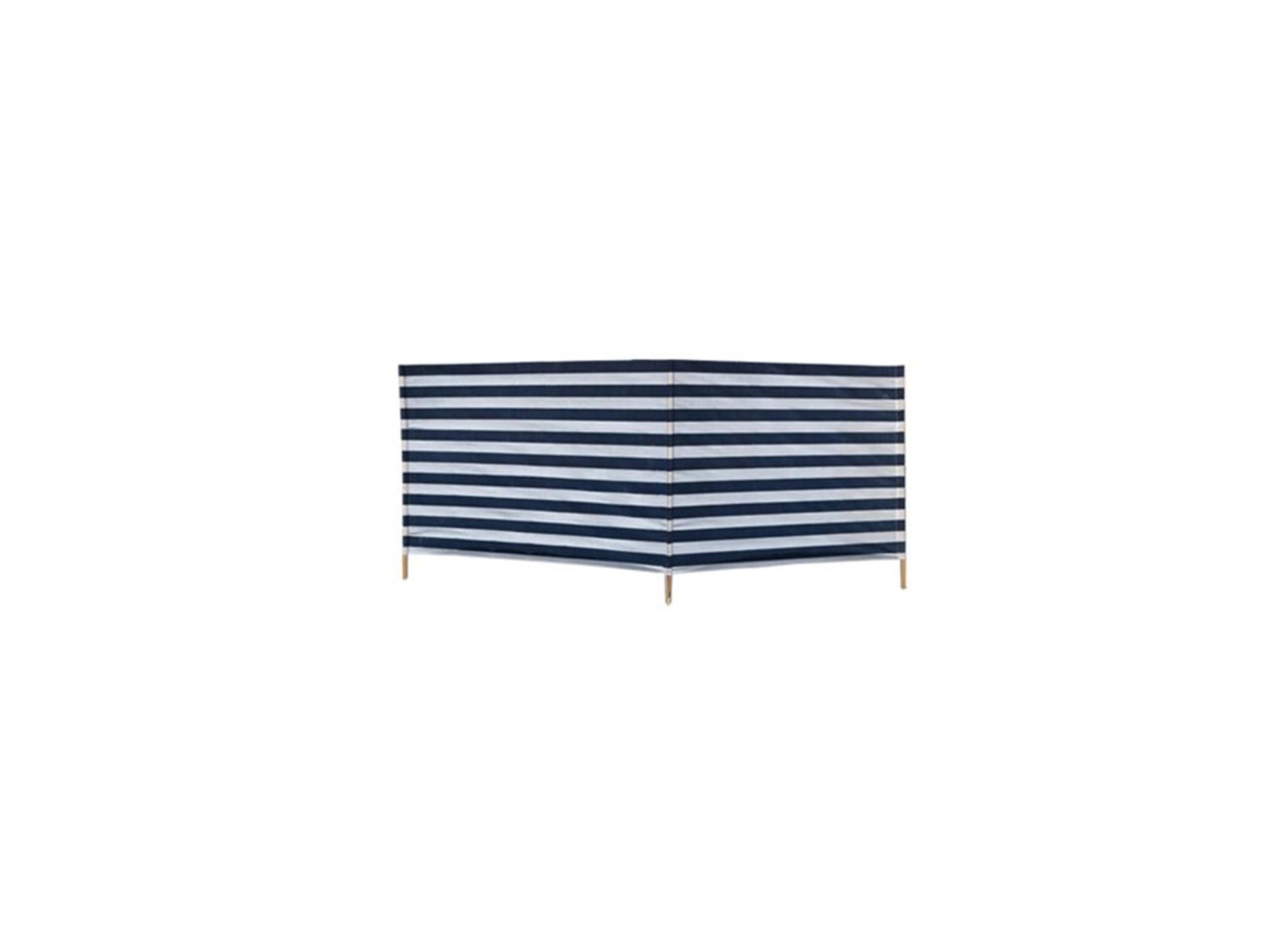 Gerkimex Windschutz Baumwolle 240cmx90cm blau weiß