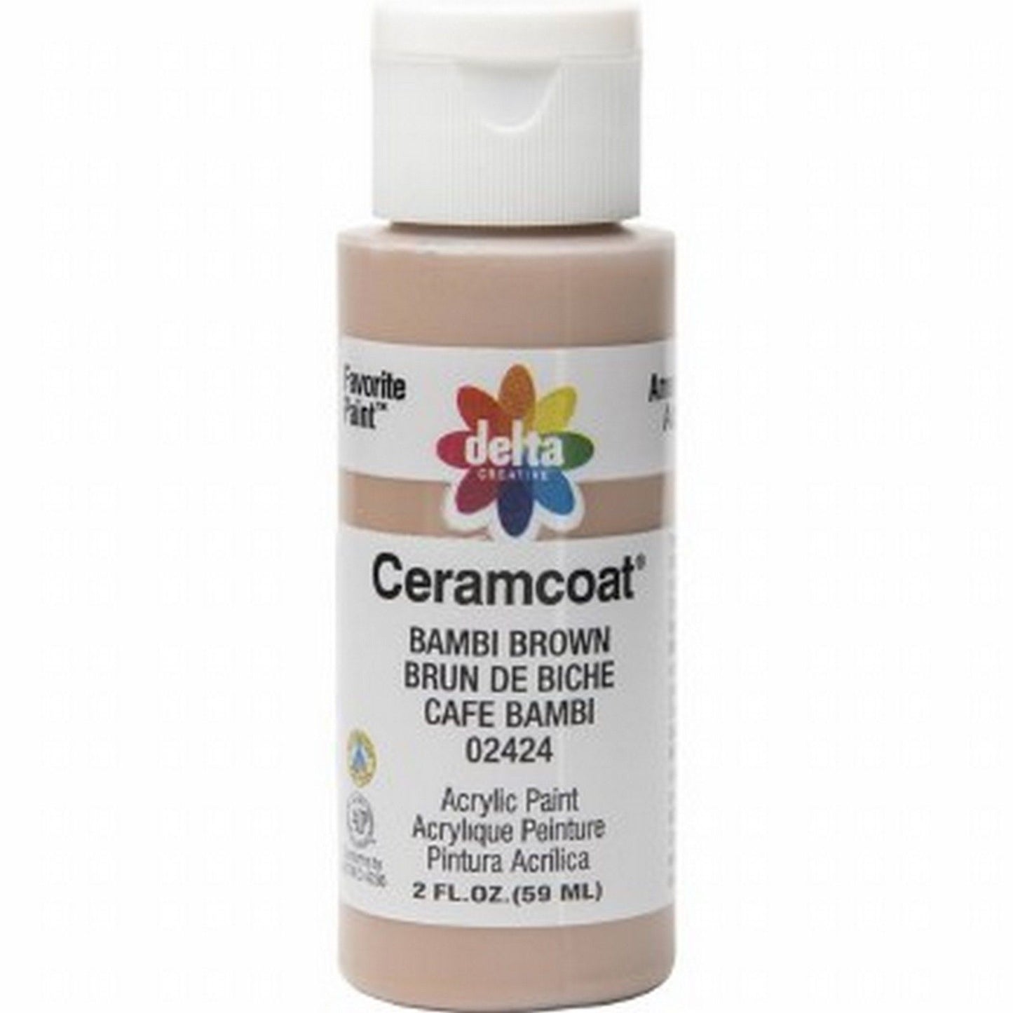 Delta • ceramcoat matte Acrylfarbe Bambibraun
