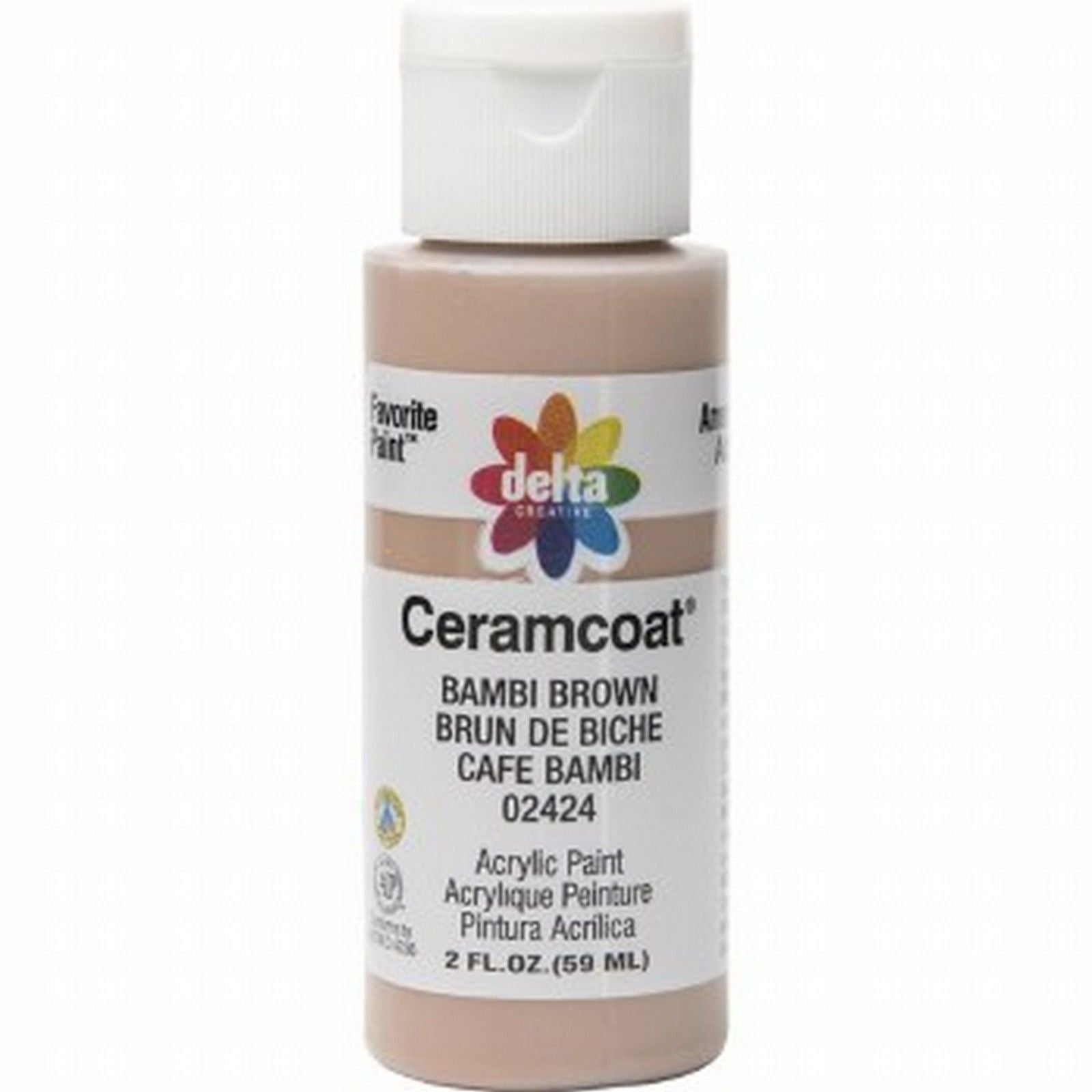 Delta • ceramcoat matte Acrylfarbe Bambibraun