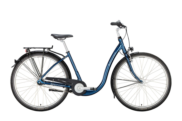 Brennabor Citybike C-17 Mod. 24 Bike City C-17 28 46 Low Zoll 7Sp.Blau Silber