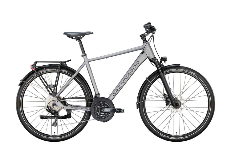 Brennabor Trekkingrad T-62 Mod. 24 Fahrrad Trekking T-62 28 55 er. 30sp. grau schwarz