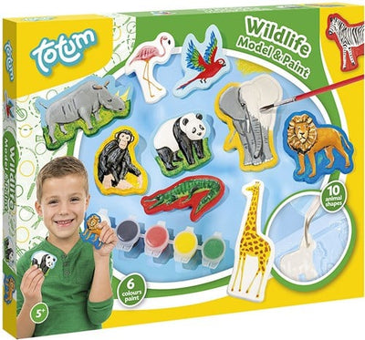 Totum Gips und malen Wildtiere