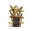 Decoris Weihnachtsanhänger Stern gold Ø7cm 6-teilig