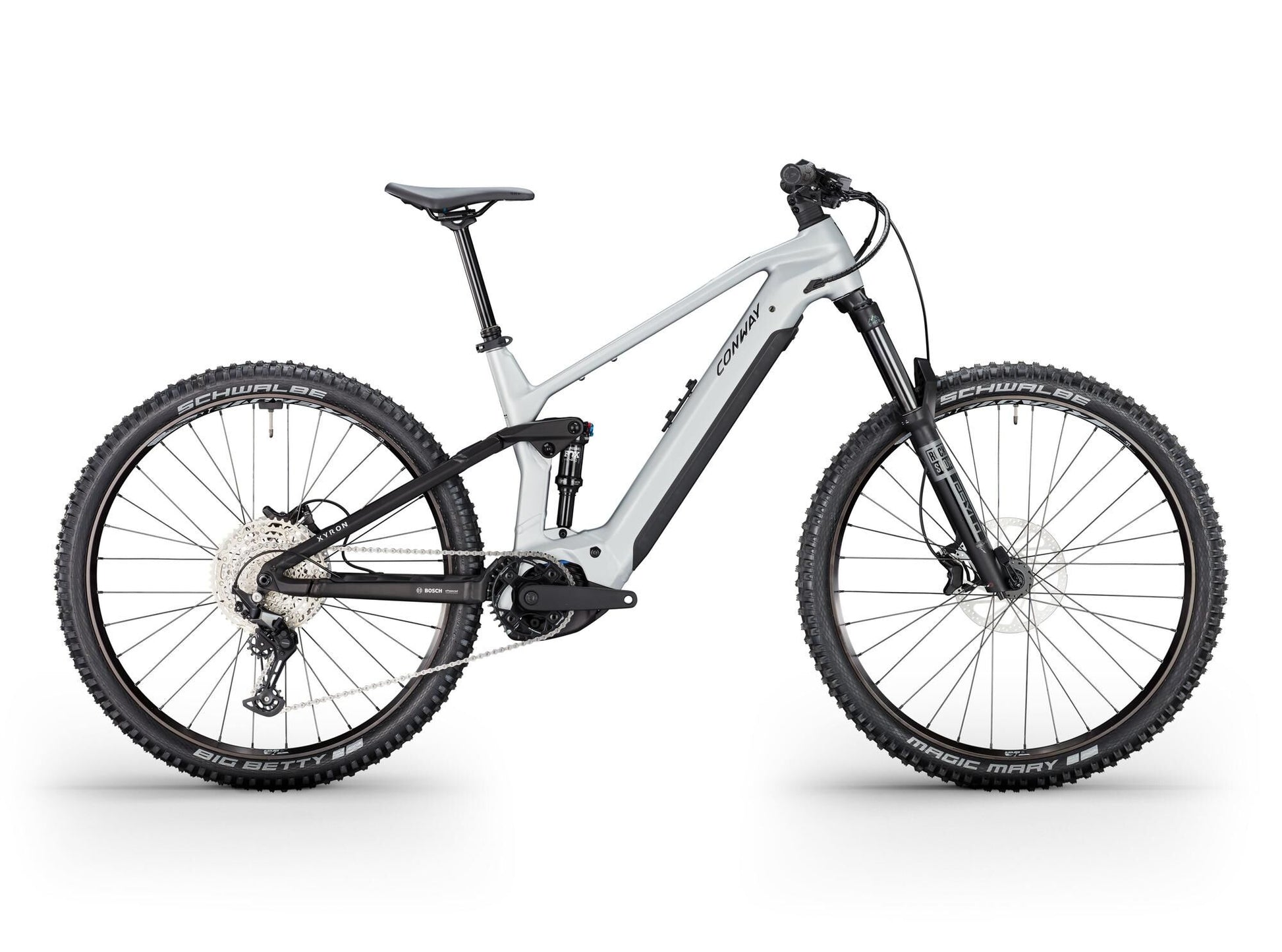 Conway Electric MTB Full-Suspension Xyron St. 4.0 (#1) Ebike con.xyron st 4.0 29 39 12sp Voll Sus.si Bl