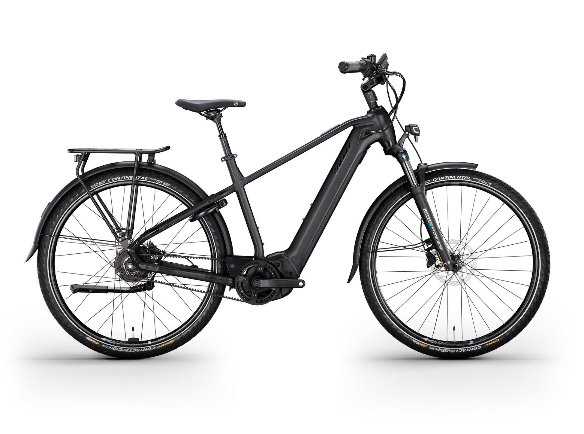 Conway Electric Trekking Bike Cairon T 6.0 (#1) eBike con.cairon t 6.0 28 53 Env. Durchmesser. Schwarz