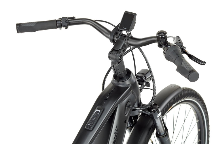 Conway Electric Trekking Bike Cairon T 4,5 (#1) eBike con.cairon t 4,5 28 41 5sp Schwarz