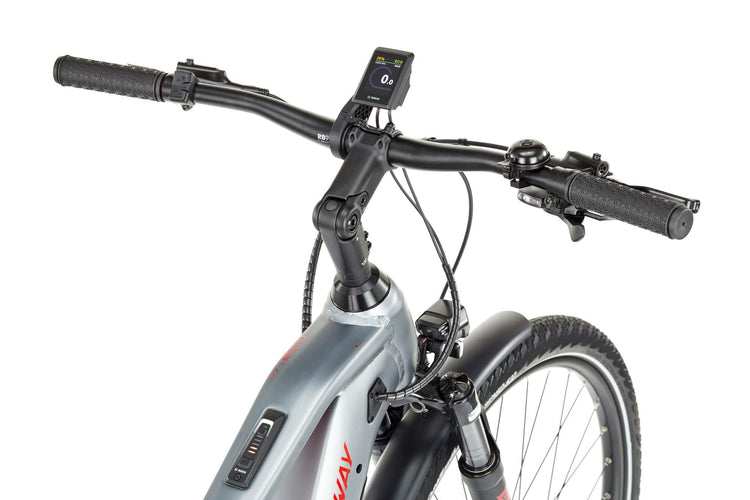 Conway Electric Trekking Bike Cairon T 2.0 625 SE (#1) eBike conw. Ciaron T 2.0 625 SE 28 60 9sp Sil. Rot