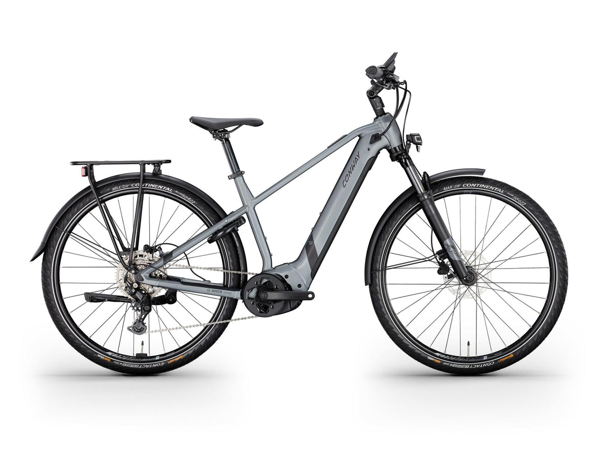 Conway Electric Trekking Bike Cairon T 3.0 750 SE (#1) eBike Conw. Cairon T 3.0 750 SE 28 49 9sp Sil. bl.
