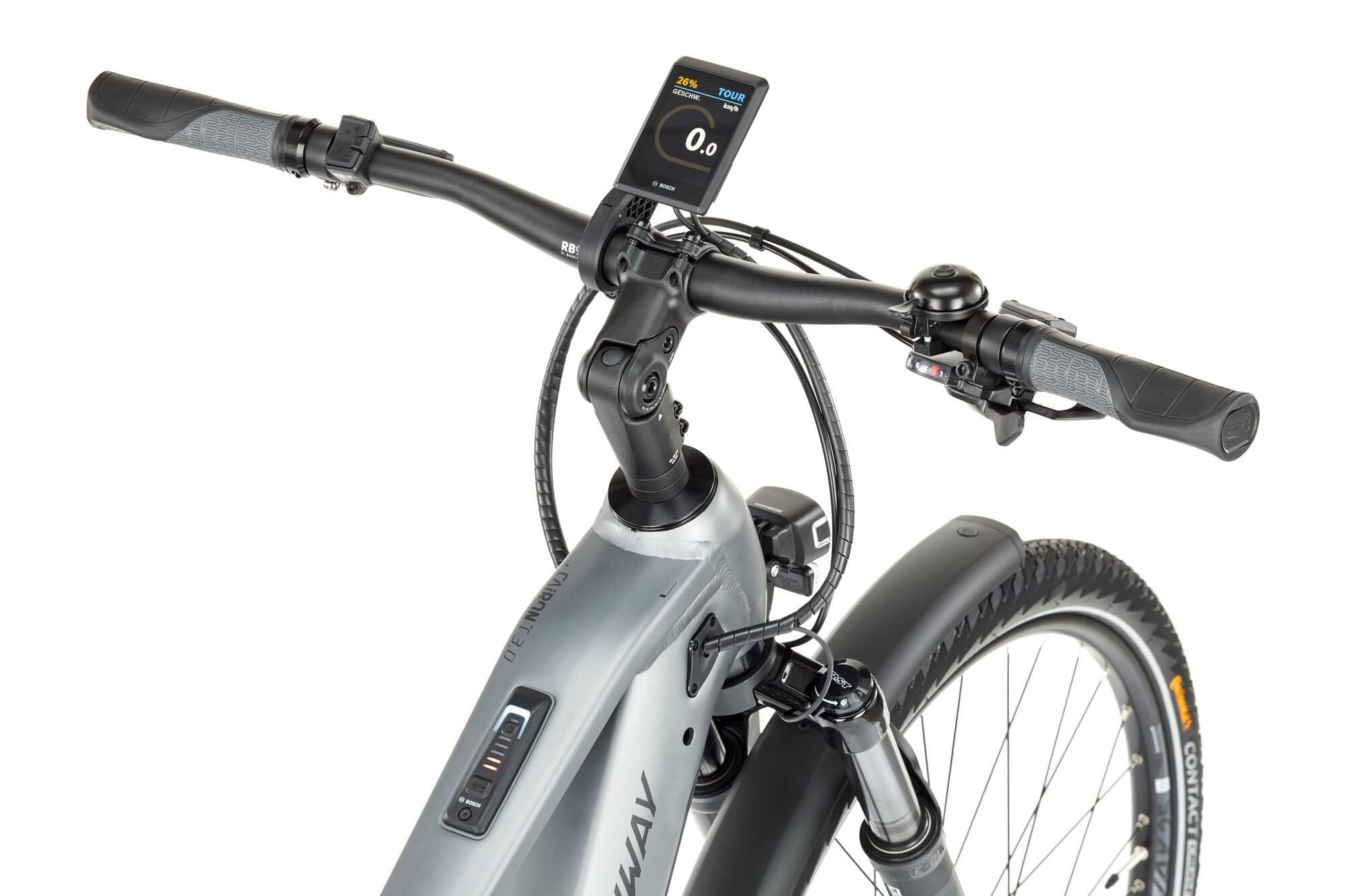 Conway Electric Trekking Bike Cairon T 3.0 750 SE (#1) eBike Conw. Cairon T 3.0 750 SE 28 49 9sp Sil. bl.