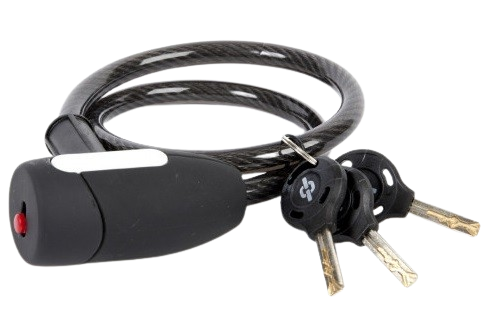 Python Lock Kabelschloss 10x60cm schwarz auf Karte
