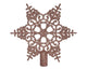 Decoris Spitzenschneeflocke 20,5 x 19 cm puderrosa