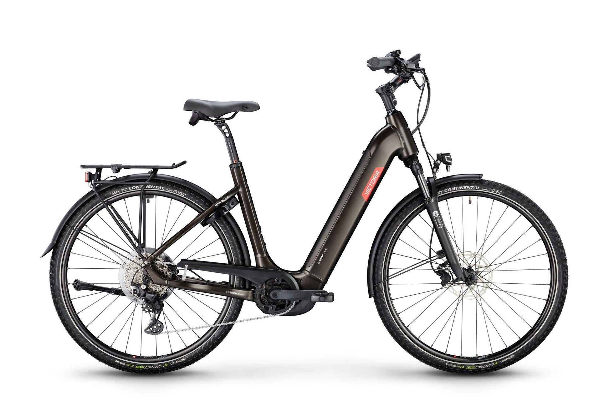 Victoria Electric Trekking Bike Manoc 4 (#1) Ebike Vict. MANOC 4 28 50 10sp Wellenbenzin