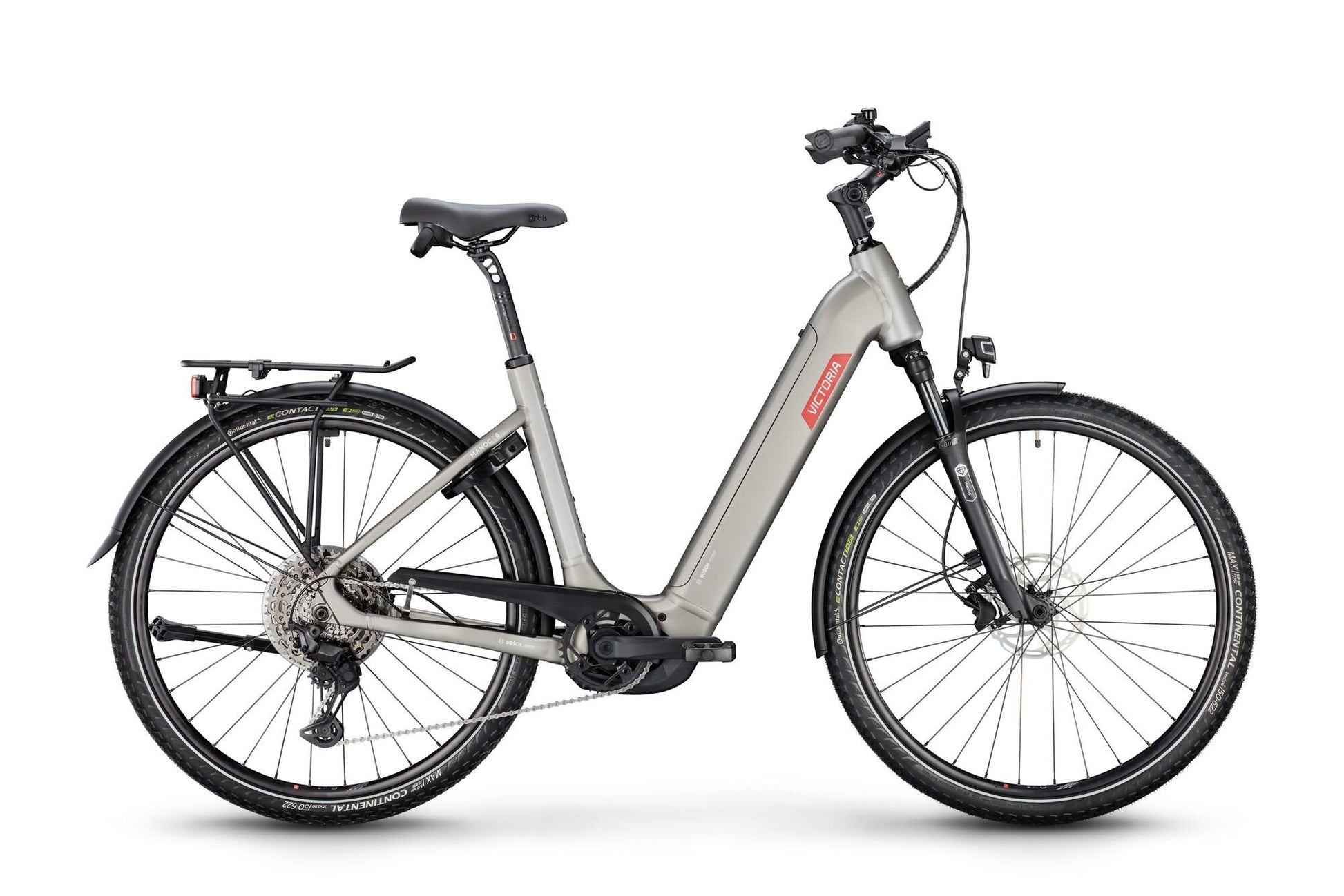 Victoria Electric Trekking Bike Manoc 6 (#1) Ebike Vict. Manoc 6 28 58 11sp Welle weiß
