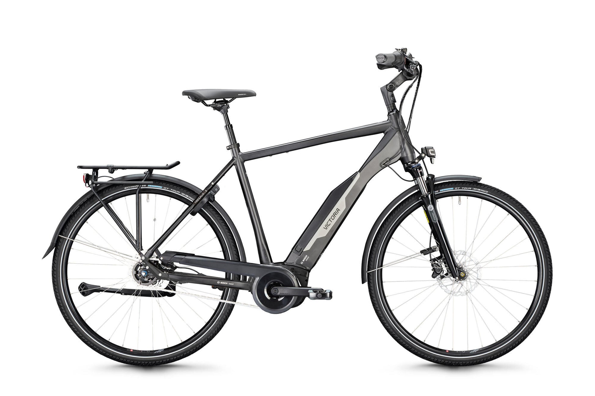 Victoria Electric Trekking Bike Tresalo 3 (#1) eBike Vic.Tresalo 3 28 53 Durchmesser. 7sp FW Anth.matt
