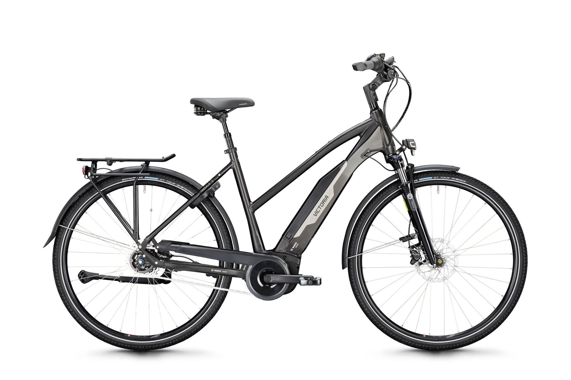 Victoria Electric Trekking Bike Tresalo 3 (#1) eBike Vic.Tresalo 3 28 48 Treppen. 7sp FW Anth.matt