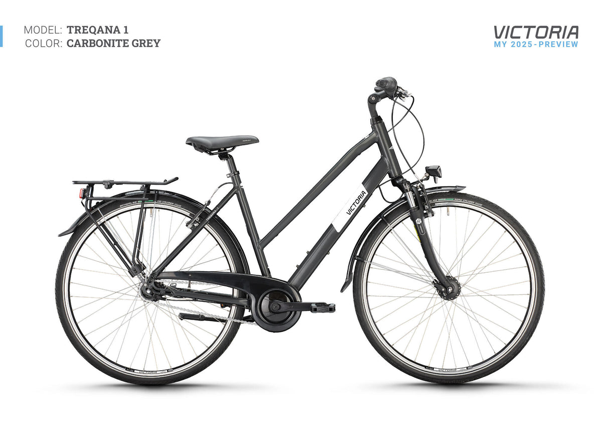 Victoria Trekkingrad Treqana 1 (#1) Rad Treqana 1 28 45 Stufen. 7gg Kohlenhydrate. grau