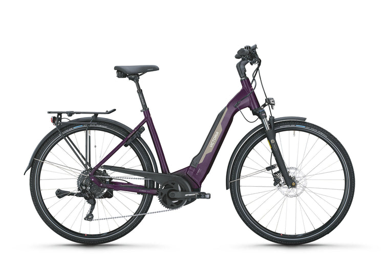 Victoria Electric Trekking Bike Tresalo 6 (#1) Ebike Vict. Tresalo 6 28 52 10sp Wave Purple