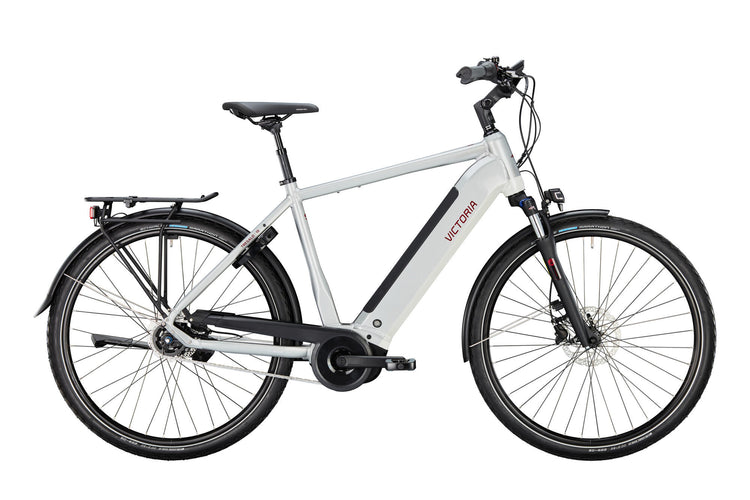 Victoria Electric Trekking Bike Tresalo 15 (#1) Ebike Vict. Tresalo 15 28 50 5sp FH Silber
