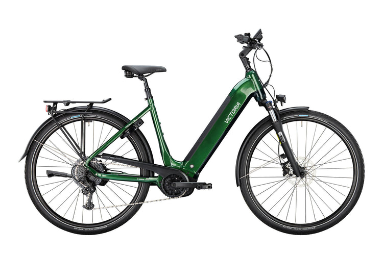 Victoria Electric Trekking Bike Tresalo 12 (#1) Ebike Vict. Tresalo 12 28 52 9sp Wellengrün