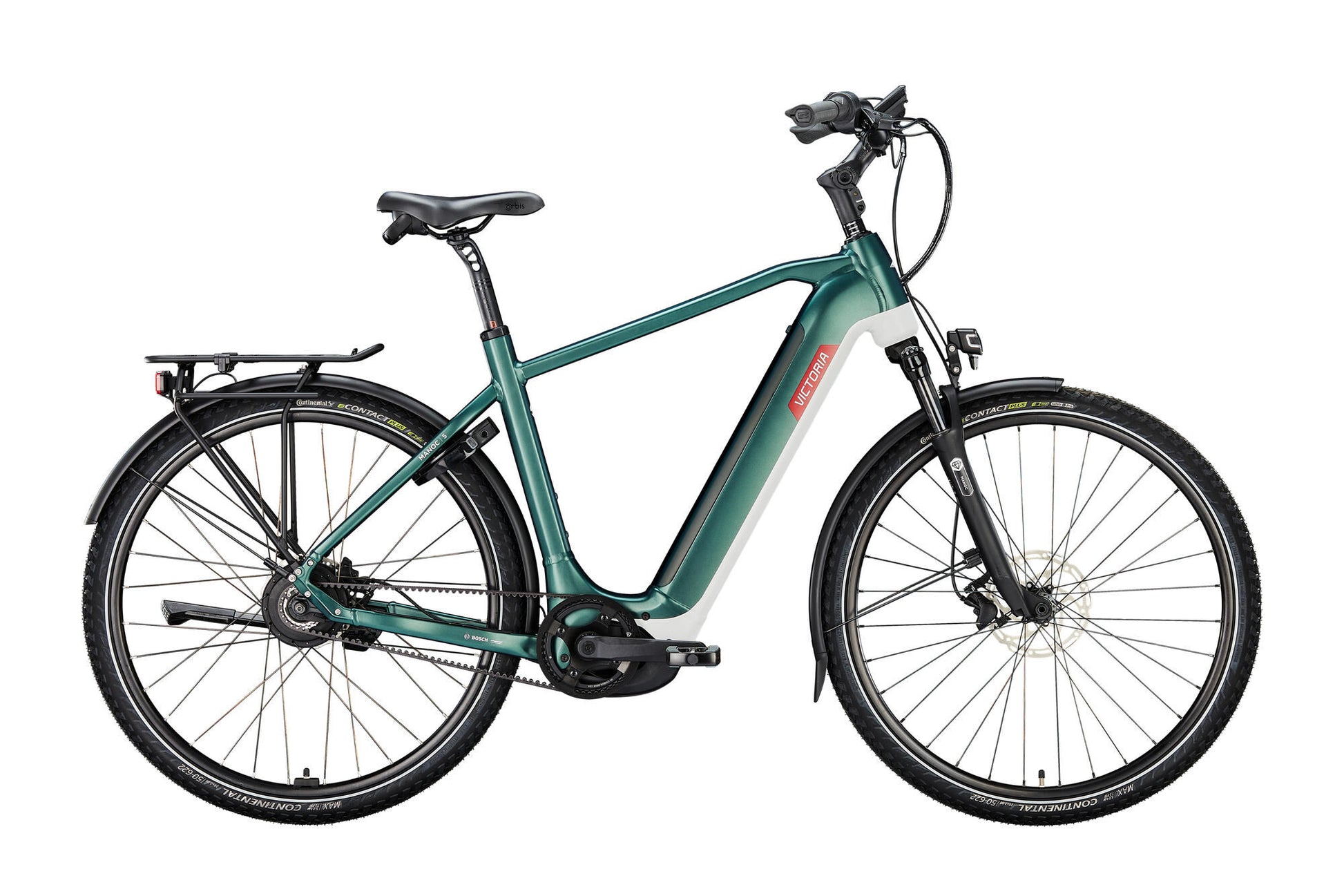 Victoria Electric Trekking Bike Manoc 5 (#1) Ebike Vict. Manoc 5 28 54 Env. Grün