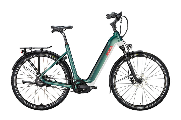 Victoria Electric Drawing Bike Manoc 5 Mod. 24 eBike Manoc 5 28 46 Wellenumwelt. Grüner Matt