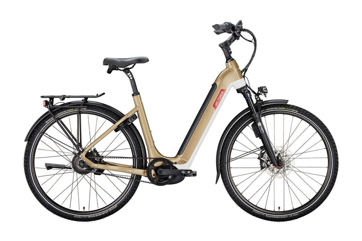 Victoria Electric Trekking Bike Manoc 7 (#1) Ebike Vict. Manoc 7 28 46 Env. Wellengrau