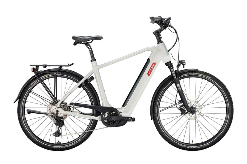 Victoria Electric Drawing Bike Manoc 6 Mod. 24 eBike Manoc 6 28 54 Gents 11sp Galaxy White