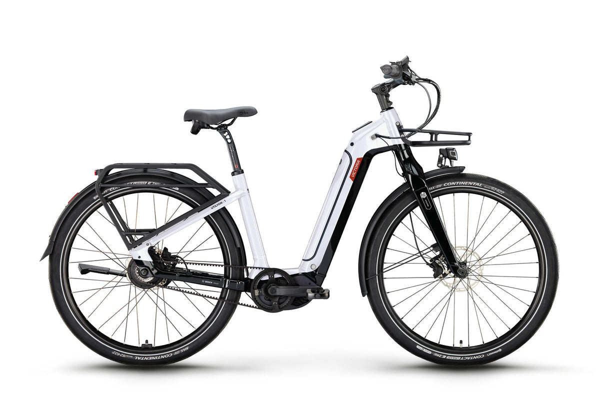 Victoria Electric Urban Bike Utilyon 1 (#1) E-Bike Vict. utilyon 1 29 56 5sp ll wellenweiß