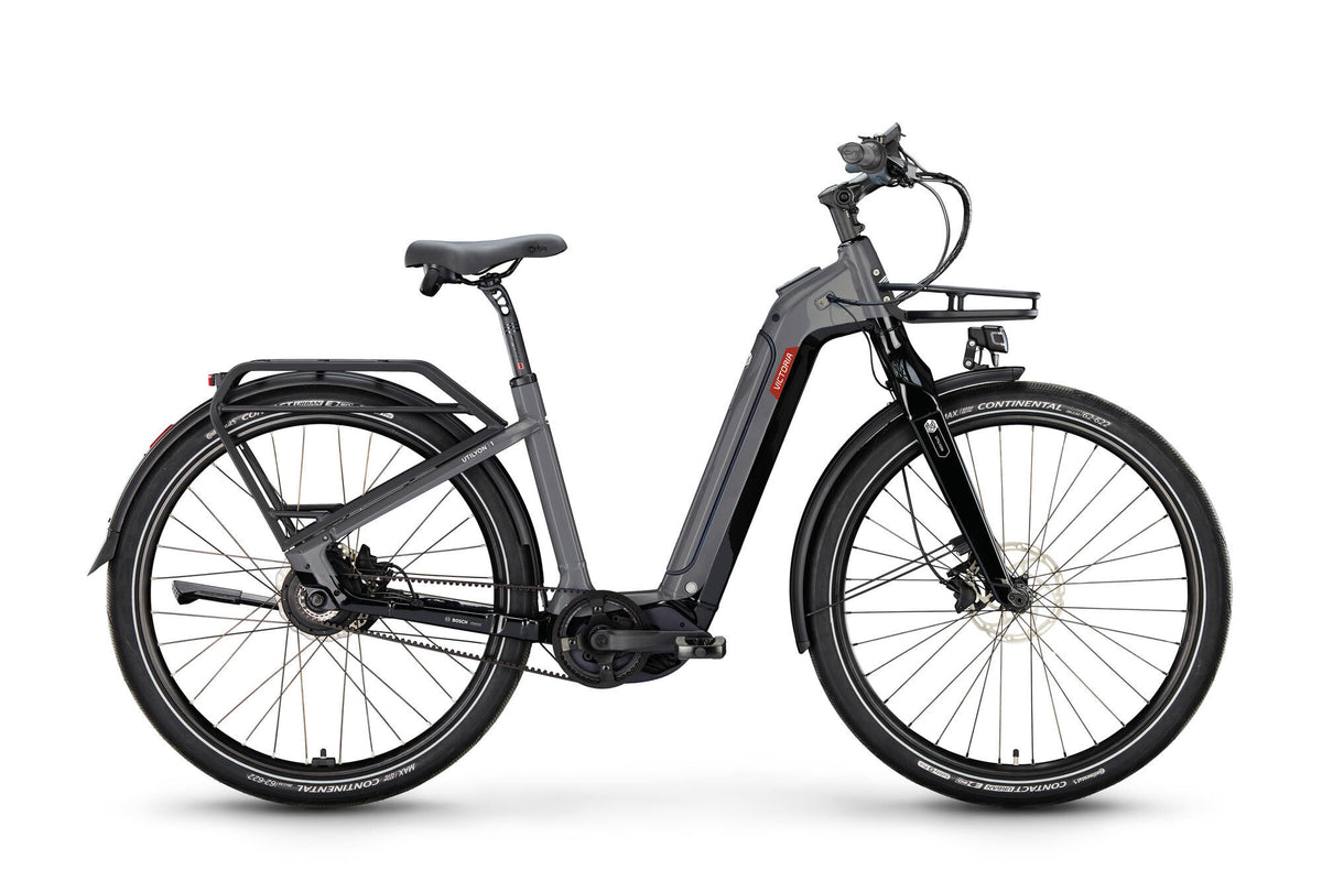 Victoria Electric Urban Bike Utilyon 1 (#1) E-Bike Vict. Utilyon 1 29 52 5SP CB Wave Grey
