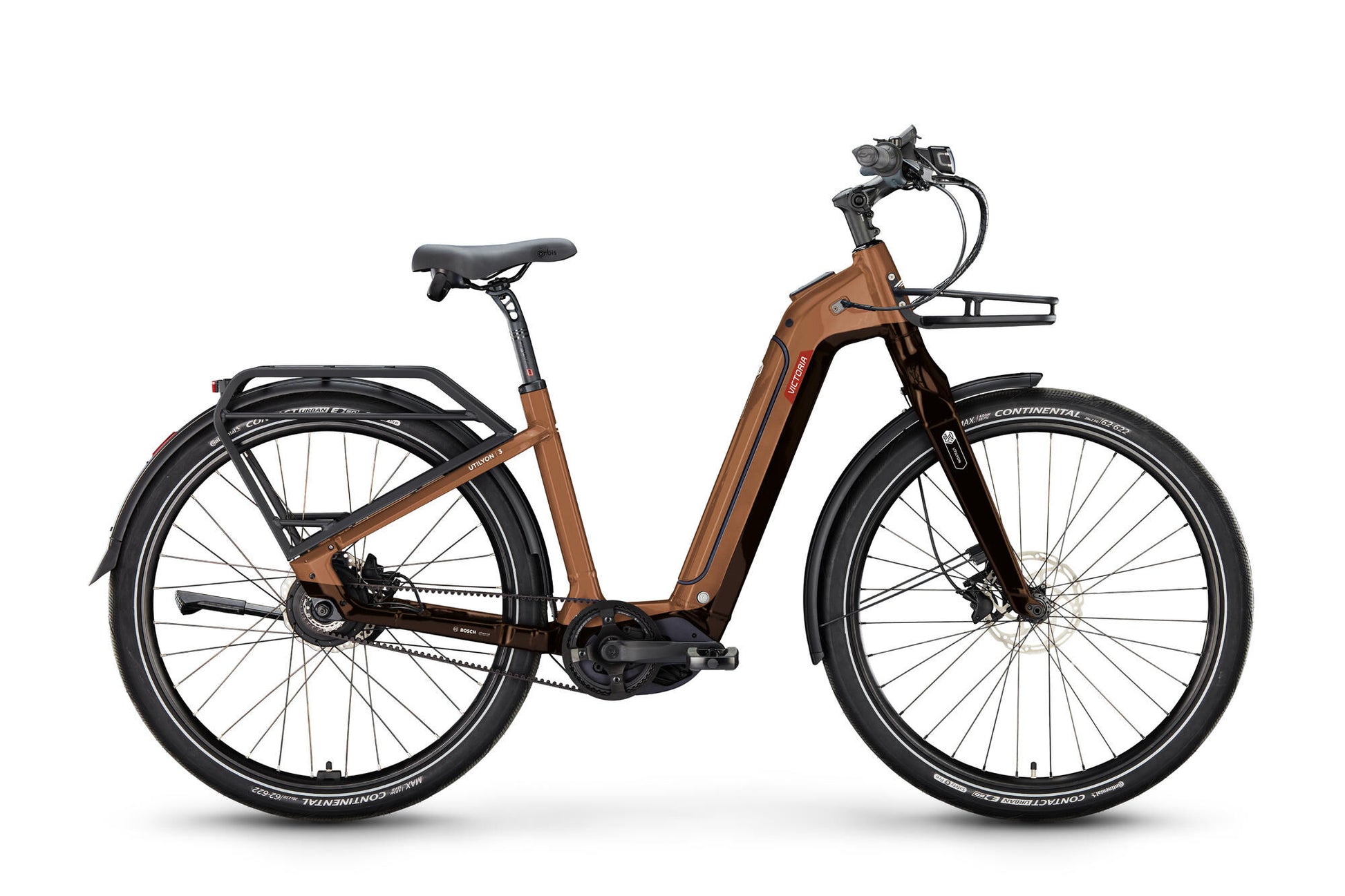 Victoria elektrisches Urbanbike utilyon 3 (#1) E-Bike vict. utilyon 3 28 48 env. wave braun