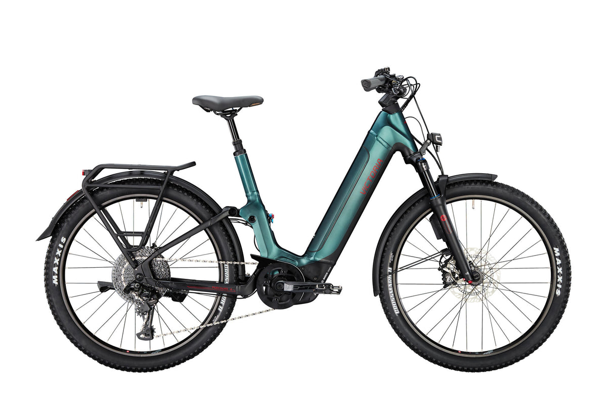 Victoria Elektro-Vollfederung Trail 6 (#1) E-Bike Vict. Kurs 6 28 46 11sp Welle schwarz