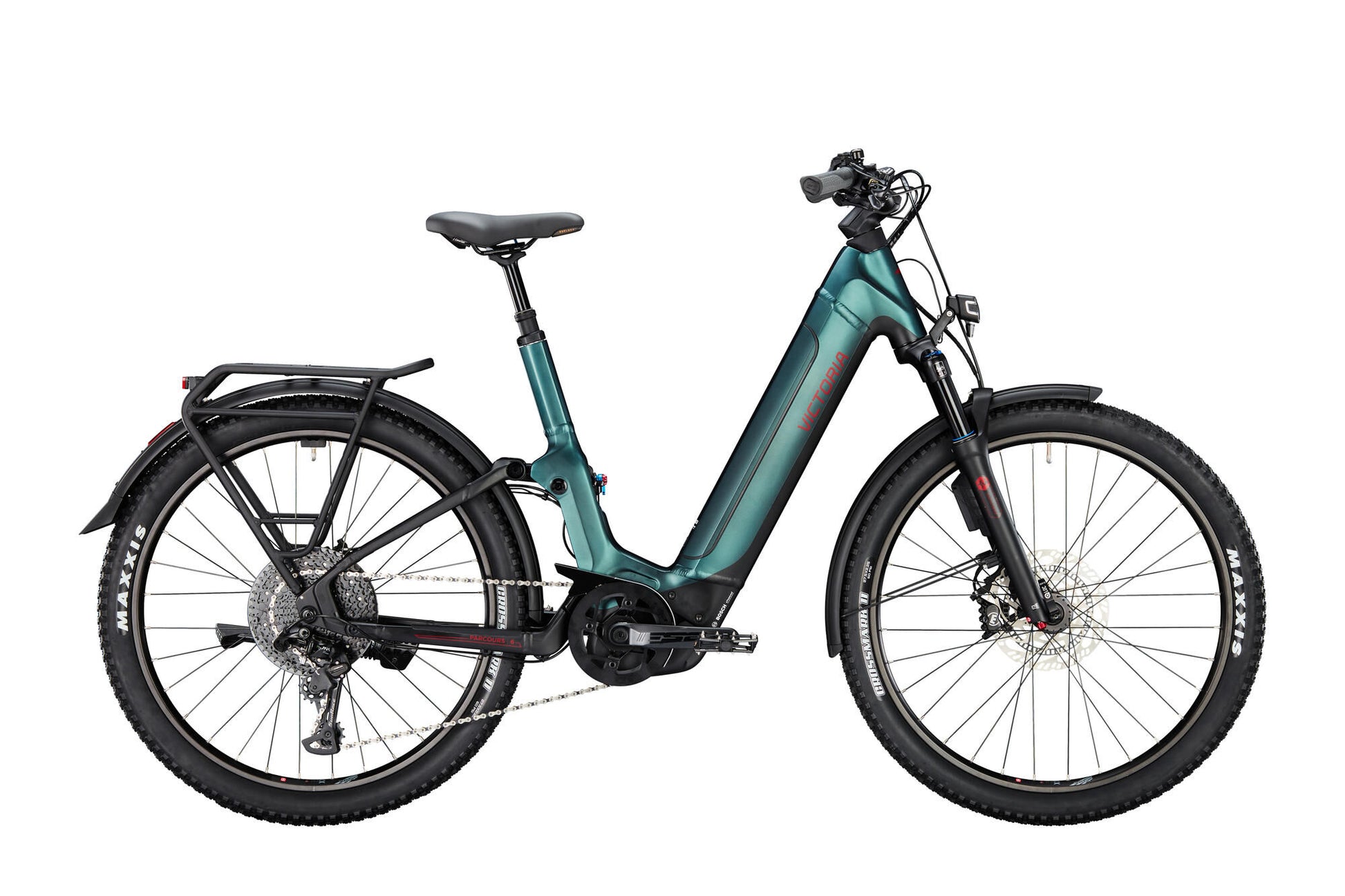 Victoria Elektro-Vollfederung Trail 6 (#1) E-Bike Vict. Kurs 6 28 56 11sp Welle schwarz