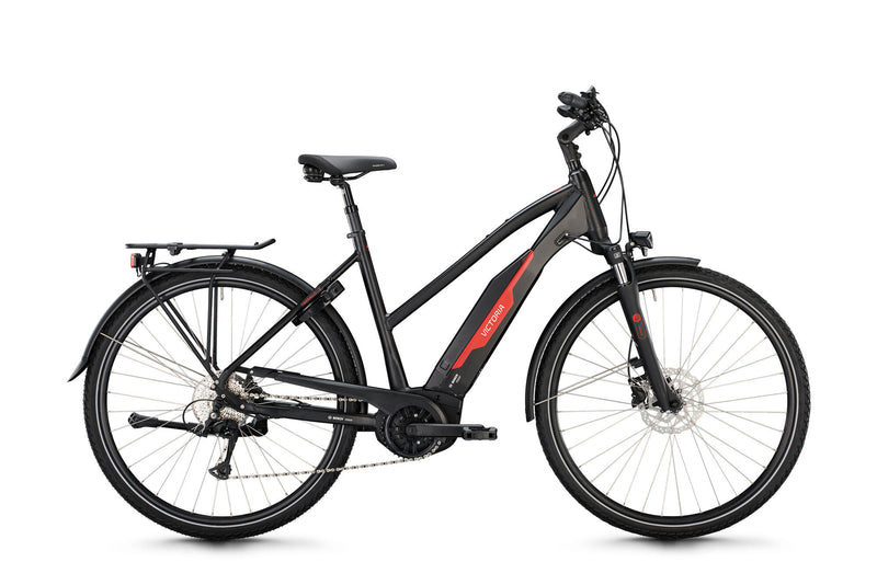 Victoria Electric Trekking Bike Tresalo 2 (#1) Ebike Vict. Tresalo 2 28 48 9sp -Treppe. Schwarz