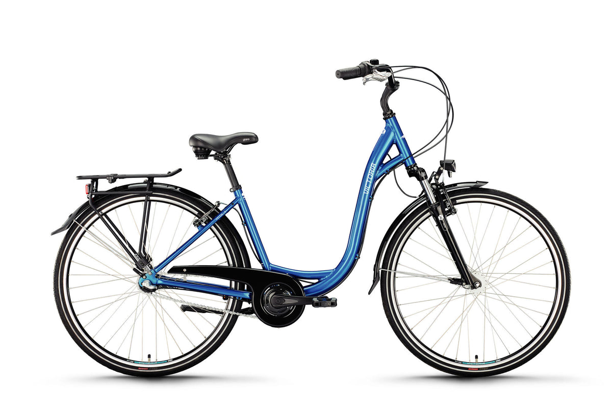 Victoria Citybike Classic 7 Mod. 24 Fahrrad Vict.Classic 7 28 55 Low Entry 7G blau