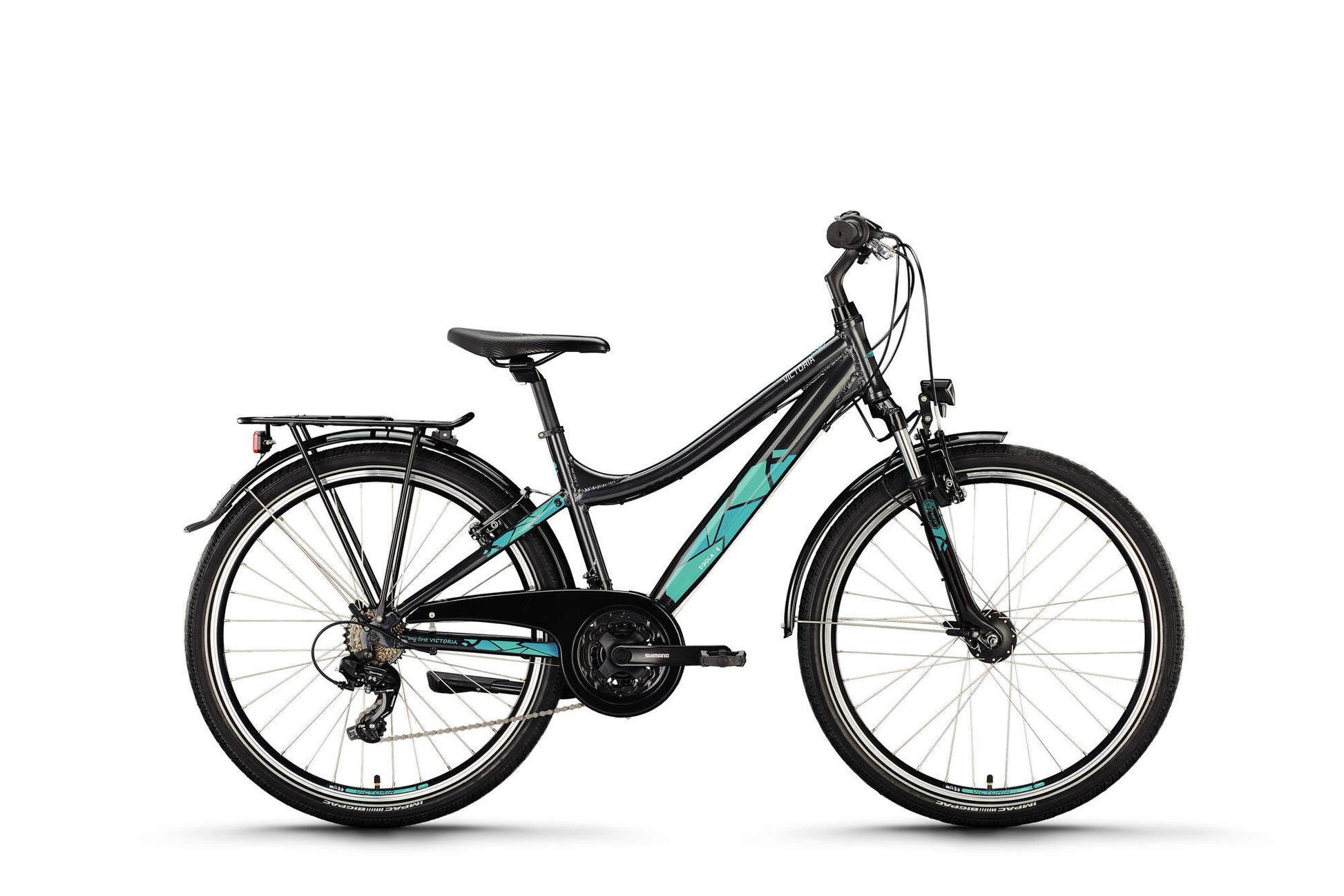 Victoria Jugendfahrrad Eqola 6 Mod. 24 Fahrrad vict.eqola 6 26 46 Durchm. 21sp platingrau