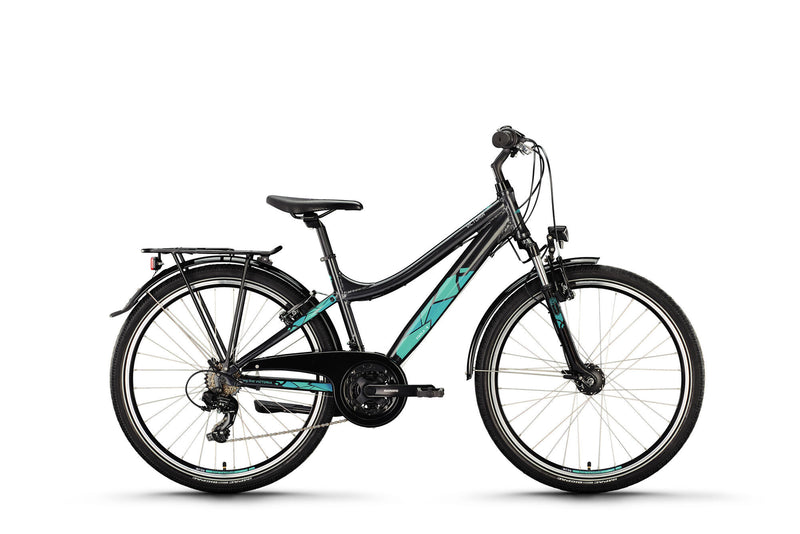 Victoria Jugendfahrrad Eqola 6 Mod. 24 Fahrrad vict.eqola 6 26 46 Durchm. 21sp platingrau