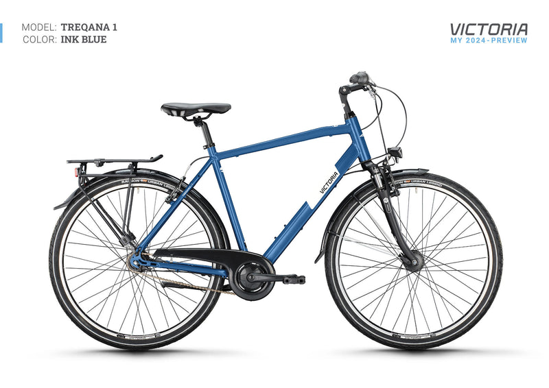 Victoria Trekkingrad Treqana 1 Mod. 24 Fahrrad vict.treqana 1 28 58 Durchm. 7 Sp. Tinte blau