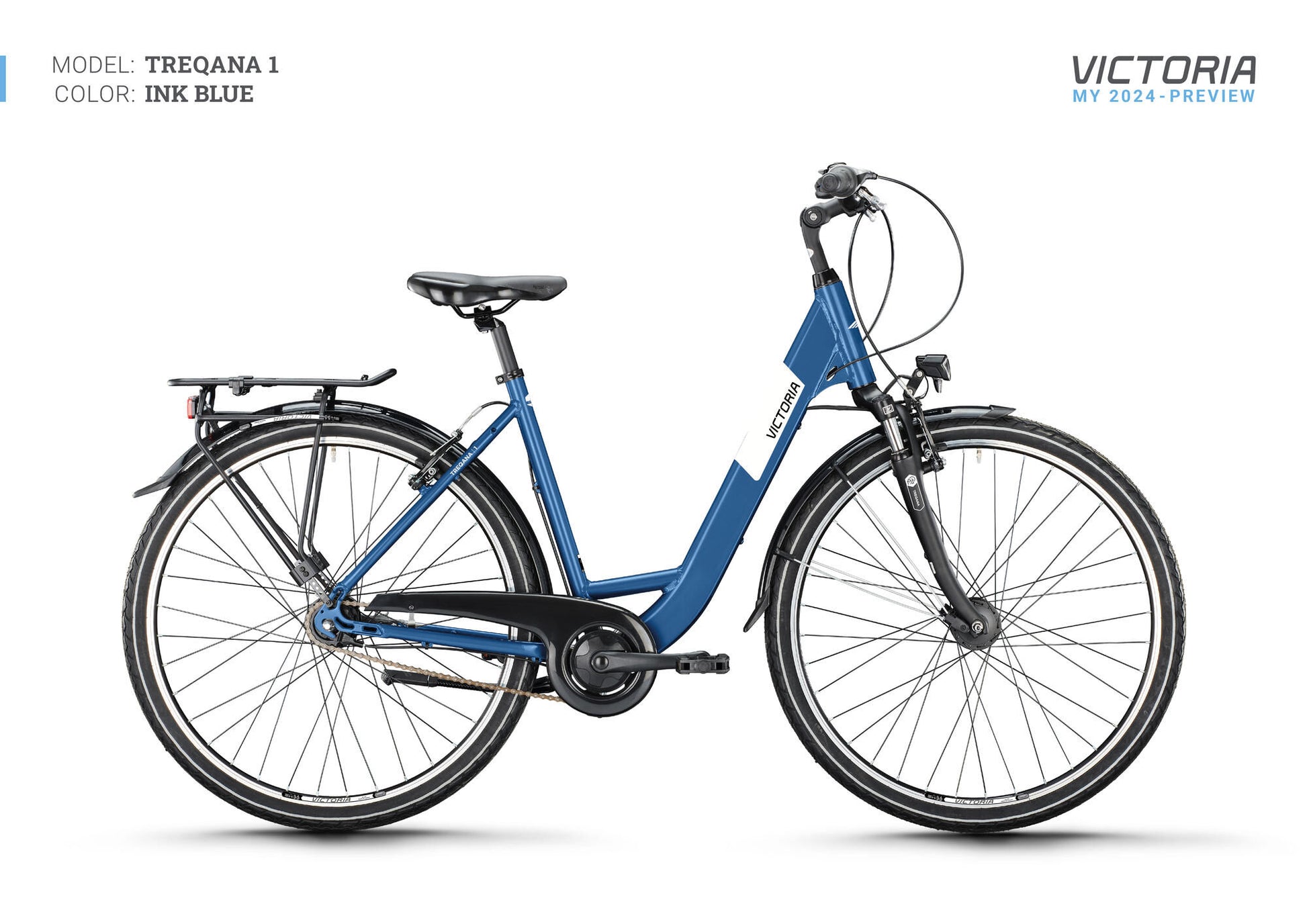 Victoria Trekkingrad Treqana 1 Mod. 24 Fahrrad Vict.Treqana 1 28 55 Wave 7SP Tintenblau