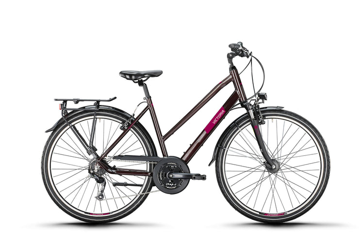 Victoria Trekking Bike Treqana 2 Mod. 24 Bike Vict.Treqana 2 28 51 Treppen. 24sp Rosso Brown